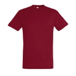 T-shirt unisex in cotone semipettinato da 150g/m² SOL'S Regent color rosso scuro seconda vista