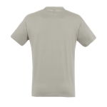 T-shirt unisex in cotone semipettinato da 150g/m² SOL'S Regent color grigio chiaro vista posteriore