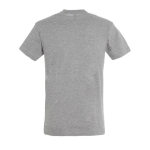 T-shirt unisex in cotone semipettinato da 150g/m² SOL'S Regent color grigio jeansato vista posteriore