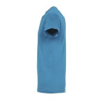T-shirt unisex in cotone semipettinato da 150g/m² SOL'S Regent color azzurro ciano vista posteriore