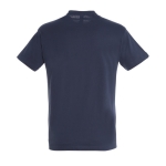 T-shirt unisex in cotone semipettinato da 150g/m² SOL'S Regent color blu mare vista posteriore