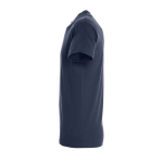 T-shirt unisex in cotone semipettinato da 150g/m² SOL'S Regent color blu mare vista laterale