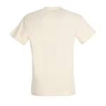 T-shirt unisex in cotone semipettinato da 150g/m² SOL'S Regent color naturale vista posteriore