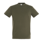 T-shirt unisex in cotone semipettinato da 150g/m² SOL'S Regent color verde militare
