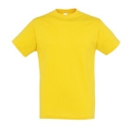 T-shirt unisex in cotone semipettinato da 150g/m² SOL'S Regent color giallo scuro