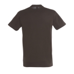 T-shirt unisex in cotone semipettinato da 150g/m² SOL'S Regent color marrone scuro vista posteriore