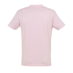 T-shirt unisex in cotone semipettinato da 150g/m² SOL'S Regent color rosa chiaro vista posteriore