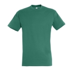 T-shirt unisex in cotone semipettinato da 150g/m² SOL'S Regent color verde smeraldo