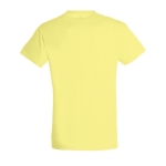 T-shirt unisex in cotone semipettinato da 150g/m² SOL'S Regent color giallo chiaro vista posteriore