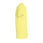 T-shirt unisex in cotone semipettinato da 150g/m² SOL'S Regent color giallo chiaro vista laterale