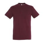 T-shirt unisex in cotone semipettinato da 150g/m² SOL'S Regent color granata ottava vista