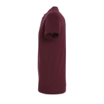 T-shirt unisex in cotone semipettinato da 150g/m² SOL'S Regent color granata vista laterale
