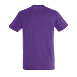 T-shirt unisex in cotone semipettinato da 150g/m² SOL'S Regent color viola vista posteriore