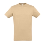 T-shirt unisex in cotone semipettinato da 150g/m² SOL'S Regent color marrone chiaro seconda vista