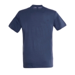 T-shirt unisex in cotone semipettinato da 150g/m² SOL'S Regent color blu alice vista posteriore