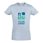 T-shirt promozionale aderente in cotone 150g/m² SOL'S Regent Fit vista area di stampa