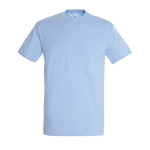 T-shirt unisex in cotone semipettinato da 190g/m² SOL'S Imperial color azzurro pastello settima vista