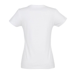 T-shirt donna cotone semipettinato 190 g/m² SOL'S Imperial color bianco vista laterale