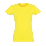T-shirt donna cotone semipettinato 190 g/m² SOL'S Imperial color giallo sesta vista