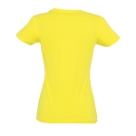T-shirt donna cotone semipettinato 190 g/m² SOL'S Imperial color giallo vista laterale