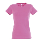 T-shirt donna cotone semipettinato 190 g/m² SOL'S Imperial color rosa