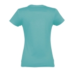 T-shirt donna cotone semipettinato 190 g/m² SOL'S Imperial color turchese vista posteriore