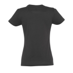 T-shirt donna cotone semipettinato 190 g/m² SOL'S Imperial color grigio scuro vista posteriore