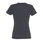 T-shirt donna cotone semipettinato 190 g/m² SOL'S Imperial color titanio vista posteriore