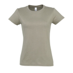 T-shirt donna cotone semipettinato 190 g/m² SOL'S Imperial color cachi nona vista