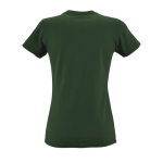 T-shirt donna cotone semipettinato 190 g/m² SOL'S Imperial color verde scuro vista posteriore