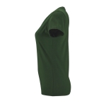 T-shirt donna cotone semipettinato 190 g/m² SOL'S Imperial color verde scuro vista laterale