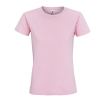 T-shirt donna cotone semipettinato 190 g/m² SOL'S Imperial color rosa pastello