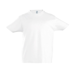 T-shirt per bambini in cotone semipettinato 190g/m² SOL'S Imperial color avorio terza vista