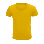 T-shirt bambino con logo in cotone biologico da 150g/m² SOL'S Crusader color oro