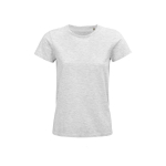 T-shirt aziendali da donna in cotone biologico 175 g/m² SOL'S Pioneer color bianco sporco