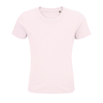 T-shirt per bambini in cotone biologico OEKO-TEX 175g/m² SOL'S Pioneer color rosa pastello