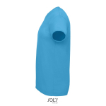 T-shirt unisex con girocollo piquet di poliestere 130g/m² SOL'S Sprint vista laterale