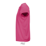 T-shirt unisex con girocollo piquet di poliestere 130g/m² SOL'S Sprint vista laterale