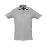 Polo con logo cotone pettinato filato da 210 g/m² SOL'S Spring color grigio
