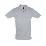 Polo aziendale da uomo con logo in cotone filato 180g/m² SOL'S Perfect color grigio jeansato