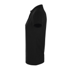 Polo da donna serigrafate in cotone filato 180g/m² SOL'S Perfect Women color nero vista laterale