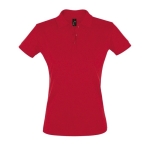 Polo da donna serigrafate in cotone filato 180g/m² SOL'S Perfect Women color rosso quinta vista