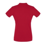 Polo da donna serigrafate in cotone filato 180g/m² SOL'S Perfect Women color rosso vista posteriore