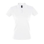 Polo da donna serigrafate in cotone filato 180g/m² SOL'S Perfect Women color bianco nona vista
