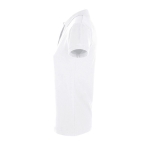 Polo da donna serigrafate in cotone filato 180g/m² SOL'S Perfect Women color bianco vista laterale