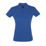 Polo da donna serigrafate in cotone filato 180g/m² SOL'S Perfect Women color blu reale terza vista