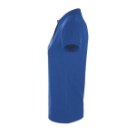 Polo da donna serigrafate in cotone filato 180g/m² SOL'S Perfect Women color blu reale vista laterale