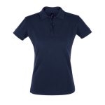 Polo da donna serigrafate in cotone filato 180g/m² SOL'S Perfect Women color blu mare
