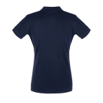 Polo da donna serigrafate in cotone filato 180g/m² SOL'S Perfect Women color blu mare vista posteriore