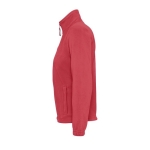 Pile donna con cerniera completa in poliestere da 300g/m² SOL'S North color rosso vista laterale